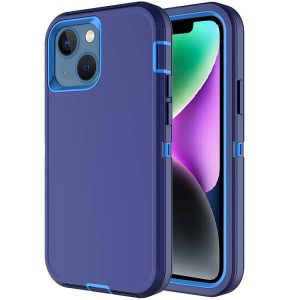 Best Blue Shockproof Tough Cover Apple iPhone 14 Pro Full Body Protection Case