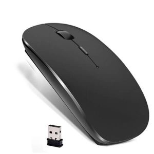 Rechargeable Wireless Mouse with USB Receiver