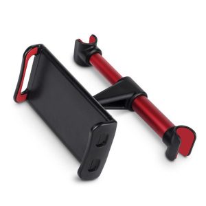 Best 360-Degree Flexible Universal Red Car Back Seat Phone Holder for Phones, Tablets, and iPads