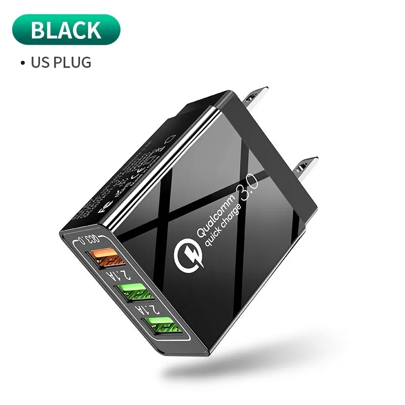 fast charging charger Black