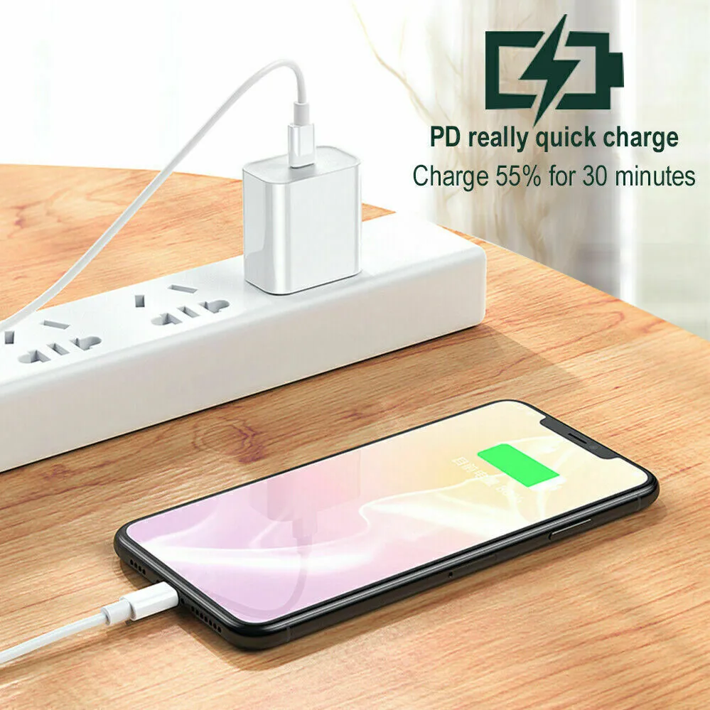 New Fast PD Wall Charger C Power Adapter 20w For Samsung iPhone iPad - Image 5