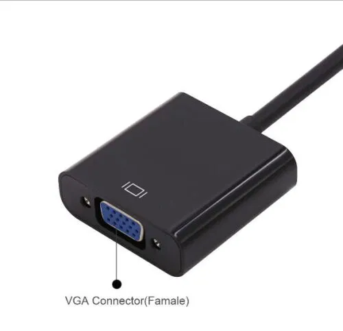 Best Black DisplayPort DP to VGA Adapter 1080P Converter Chromebox For Computer, Desktop, Laptop, PC, Monitor, Projector, HDTV - Image 5