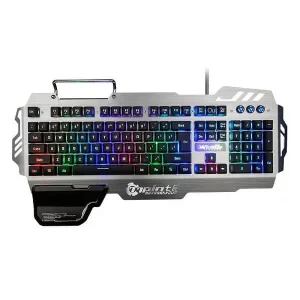 PK900 luminous RGB gaming keyboard with dazzling light